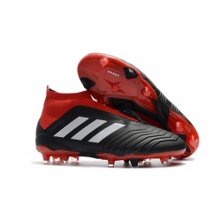 Scarpe da Calcio Nuova adidas Predator 18+ FG - Nero Rosso