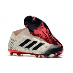 Nuove Scarpe da Calcio Adidas Nemeziz 18+ FG - Bianco Nero Rosso