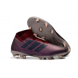 Nuove Scarpe da Calcio Adidas Nemeziz 18+ FG - Viola Rosso