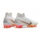 Scarpe Nuovo Nike Mercurial Superfly AG-Pro Bianco Arancio