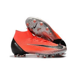 Scarpe Nuovo Nike Mercurial Superfly AG-Pro Rojo Argento Nero