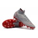 Scarpe Nuovo Nike Mercurial Superfly AG-Pro Grigio Rosso