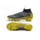 Scarpe Nuovo Nike Mercurial Superfly AG-Pro Grigio Oro