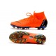 Scarpe Nuovo Nike Mercurial Superfly AG-Pro Naranja Negro