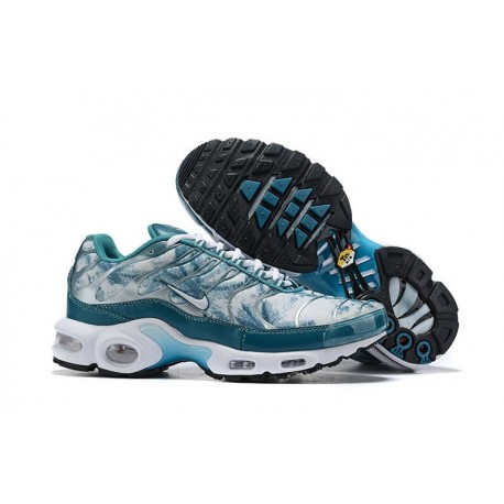 Nuovo Scarpe Nike Air Max Plus - Blu Argento