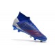 Scarpe da Calcio Adidas Predator 19.1 FG Blu Argento