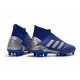 adidas Predator 19+ FG Scarpe da Calcio Uomo - Blu Argento