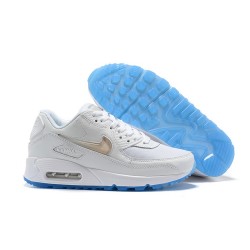 Zapatillas Nuovo Nike Air Max 90 Bianco Oro Blu