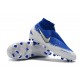 Nike Phantom VSN DF FG Scarpa Calcio - Bianco Blu