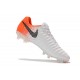 Nike Tiempo Legend VII Elite FG Scarpa da Calcio - Bianco Arancio Negro