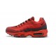 Nike Air Max 95 Sneakers Basse da Uomo Rosso Nero