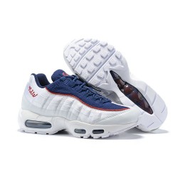 Nike Air Max 95 Sneakers Basse da Uomo Bianco Blu