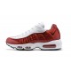 Nike Air Max 95 Sneakers Basse da Uomo Bianco Rosso