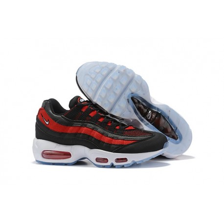 Nike Air Max 95 Sneakers Basse da Uomo Nero Rosso