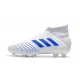 adidas Predator 19+ FG Scarpe da Calcio Uomo - Bianco Blu