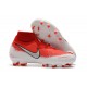 Nike Phantom VSN DF FG Scarpa Calcio - Rosso Bianco Argento