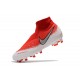 Nike Phantom VSN DF FG Scarpa Calcio - Rosso Bianco Argento