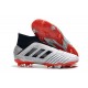 adidas Predator 19+ FG Scarpe da Calcio Uomo - Argento Nero Rosso