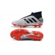 adidas Predator 19+ FG Scarpe da Calcio Uomo - Argento Nero Rosso