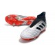 adidas Predator 19+ FG Scarpe da Calcio Uomo - Argento Nero Rosso