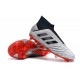 adidas Predator 19+ FG Scarpe da Calcio Uomo - Argento Nero Rosso