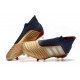 adidas Predator 19+ FG Scarpe da Calcio Uomo - Oro Argento Rosso