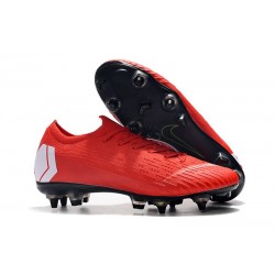 Nike Mercurial Vapor 12 SG Pro AC Scarpa Uomo - Rosso Bianco