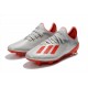 Scarpa Nuovo adidas X 19.1 FG Argento Rosso