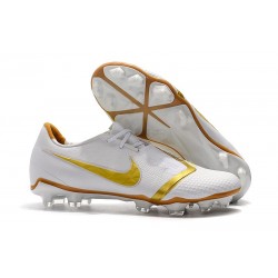 Scarpa Nuovo Nike Phantom Venom Elite FG Bianco Oro