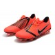 Scarpa Nuovo Nike Phantom Venom Elite FG Rosso Nero