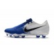 Scarpa Nuovo Nike Phantom Venom Elite FG Bianco Blu Nero