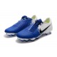 Scarpa Nuovo Nike Phantom Venom Elite FG Bianco Blu Nero