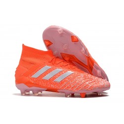 Scarpe da Calcio Adidas Predator 19.1 FG Arancio Bianco