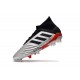 Scarpe da Calcio Adidas Predator 19.1 FG Argento Nero Rosso