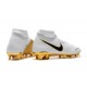 Scarpe da Calcio Nike Phantom Vision DF FG - Bianca Oro