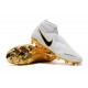 Scarpe da Calcio Nike Phantom Vision DF FG - Bianca Oro