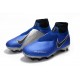 Scarpe da Calcio Nike Phantom Vision DF FG - Blu Argento