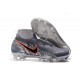 Nike Phantom VSN DF FG Scarpa Calcio - Grigio Nero Rosso