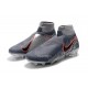 Nike Phantom VSN DF FG Scarpa Calcio - Grigio Nero Rosso