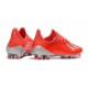 Scarpa Nuovo adidas X 19.1 FG Rosso Argento