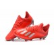 Scarpa Nuovo adidas X 19.1 FG Rosso Argento