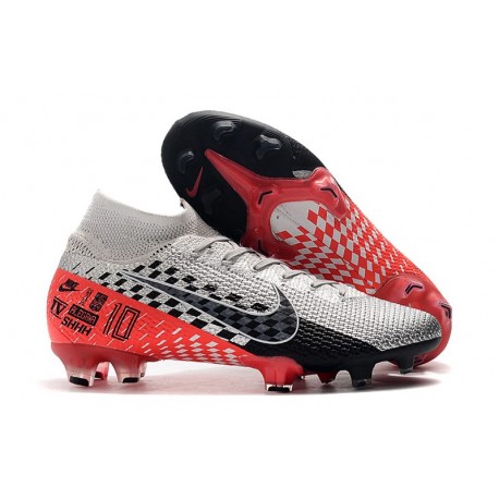 Nike Mercurial Superfly 7 Elite FG Neymar Cromo Nero Rosso Orbita Platino