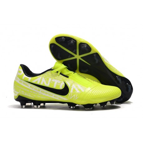 Scarpa Nuovo Nike Phantom Venom Elite FG Volt Bianco Ossidiana