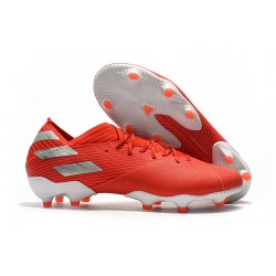 Scarpe Da Calcio adidas Nemeziz 19.1 FG - Rosso Argento