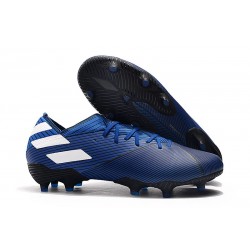 Scarpe Da Calcio adidas Nemeziz 19.1 FG - Blu Bianco