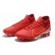 Scarpa Nike Mercurial Superfly 7 Elite FG Rosso Bianco