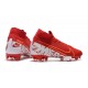 Scarpa Nike Mercurial Superfly 7 Elite FG Rosso Bianco