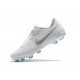 Scarpa Nuovo Nike Phantom Venom Elite FG Bianco Metallico