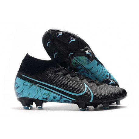 Scarpa Nike Mercurial Superfly 7 Elite FG Nero Blu