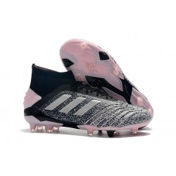 adidas Predator 19+ FG Scarpe Uomo Nero Grigio Rosa